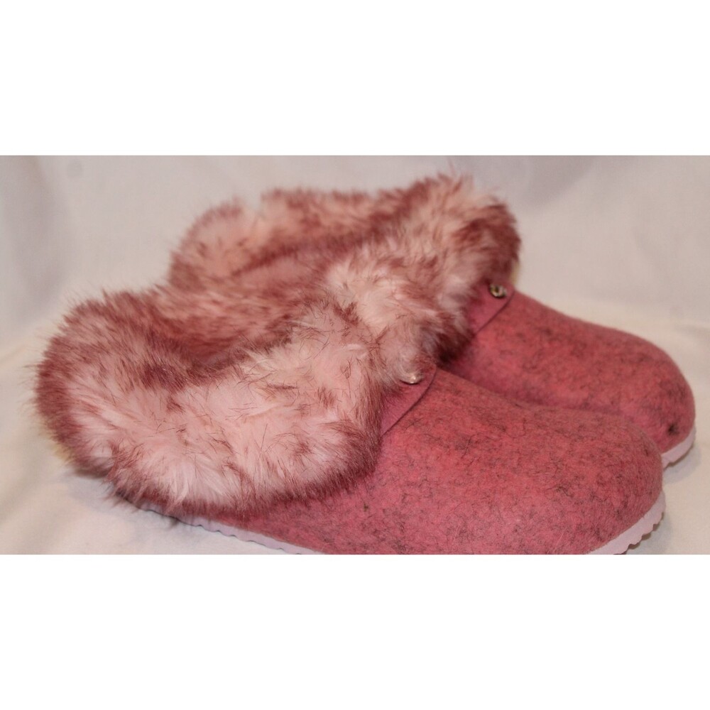 BIRKENSTOCK KIDS KAPREEN BRAID SHEARLING LINED SLIPPERS PINK EU 34 US 3-3.5 NIB
